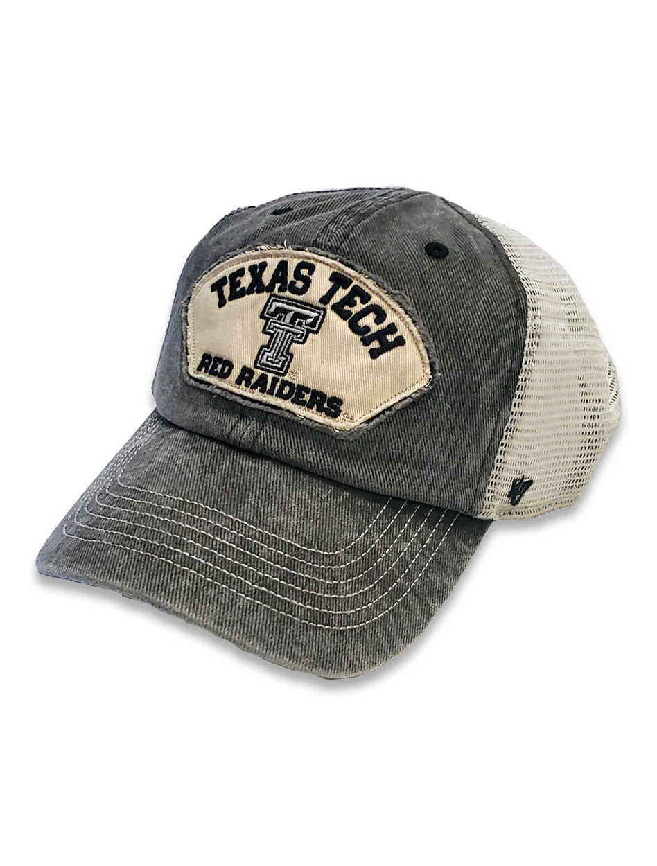 47 Brand Texas Tech Distressed Patch "Denali" Snapback Adj. Cap
