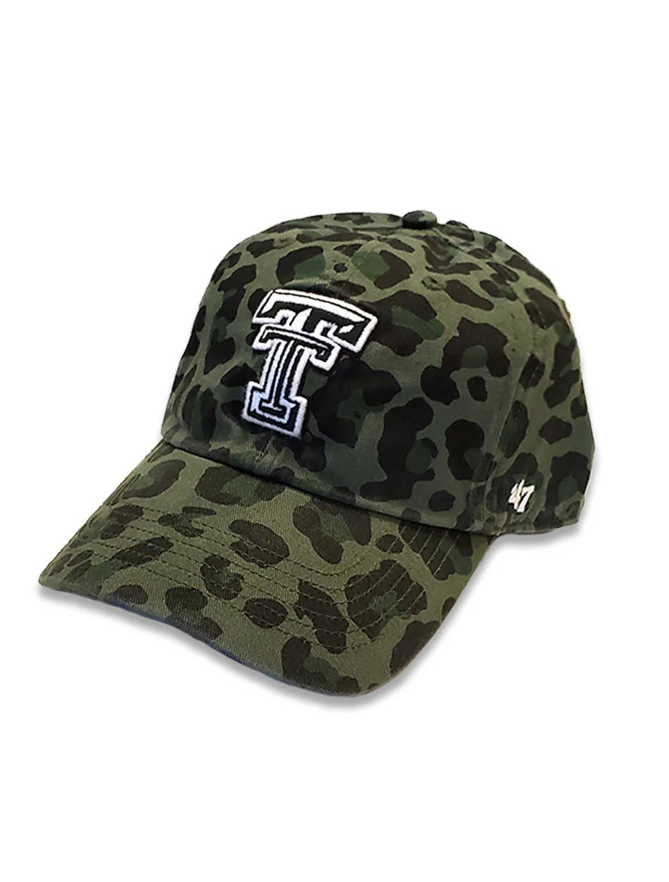 47 Brand Texas Tech Double T Cheetah "Bagheera" WOMEN'S Adj. Cap