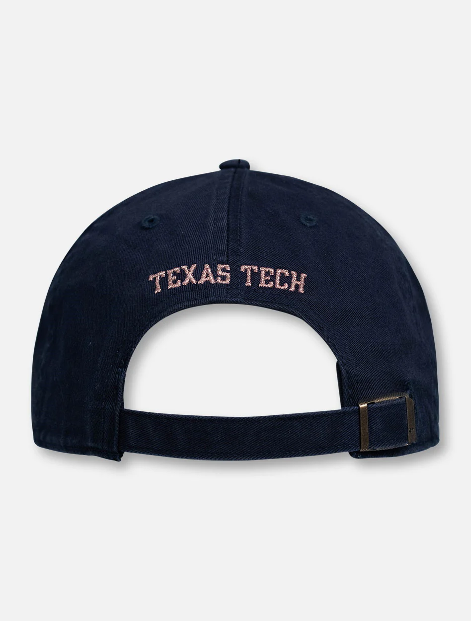 47 Brand Texas Tech Metallic "Centerfield" Clean Up Navy Adjustable Cap - Image 4