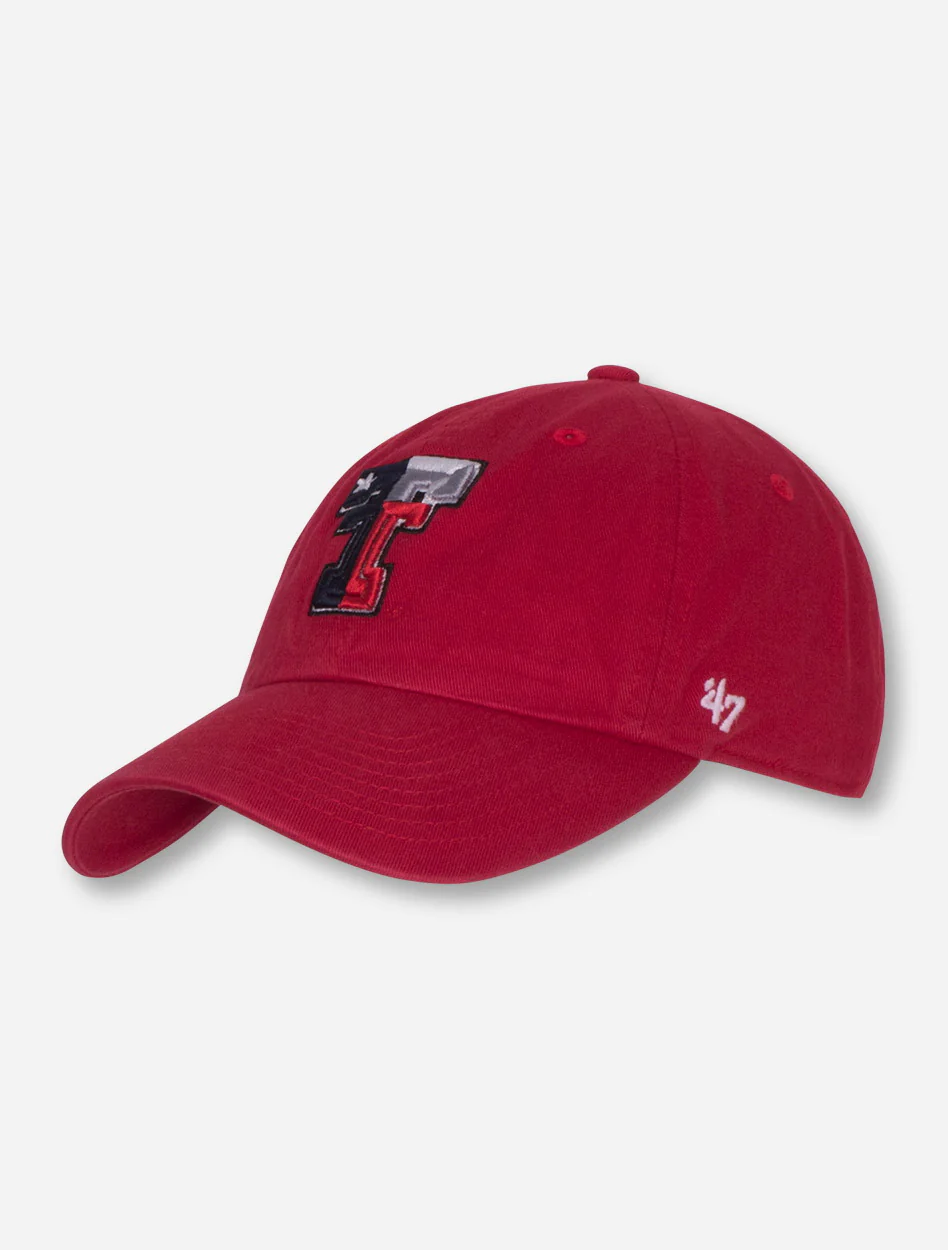 47 Brand Texas Tech Texas Flag Double T Adjustable Cap - Image 9