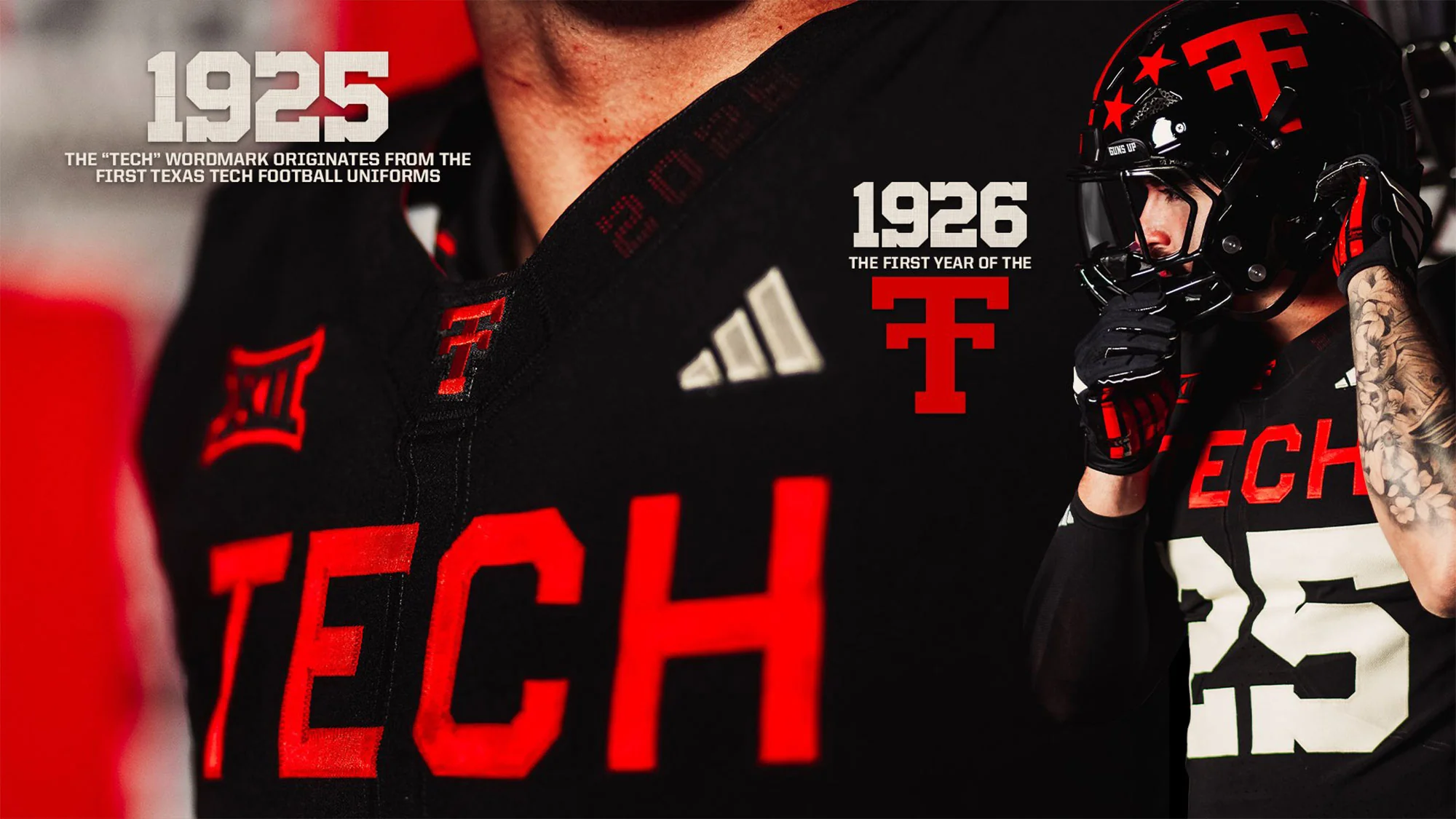 Adidas Texas Tech 100 Year Jersey - Image 3