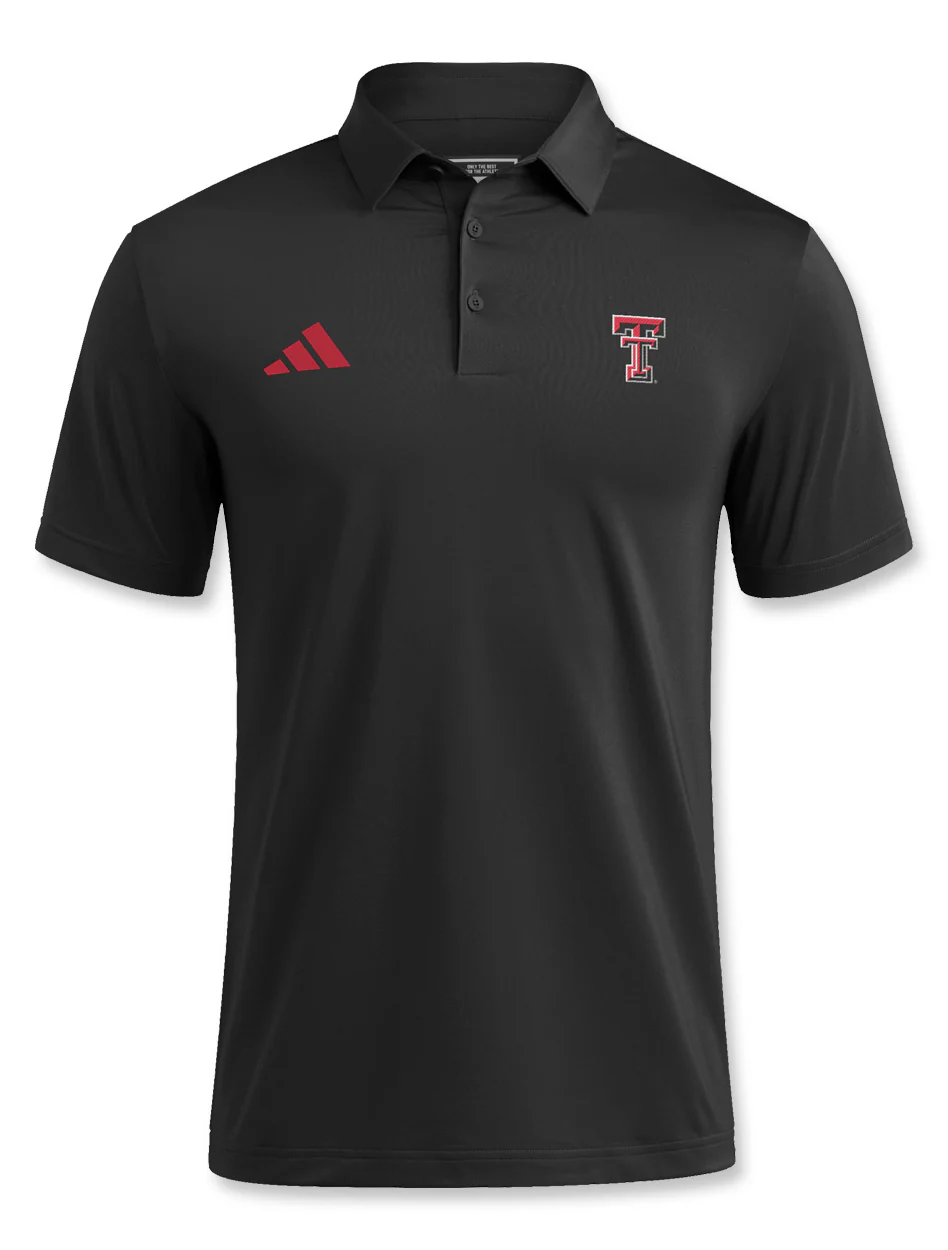 Adidas Texas Tech 2025 Sideline Ultimate 254 Solid Polo - Image 3