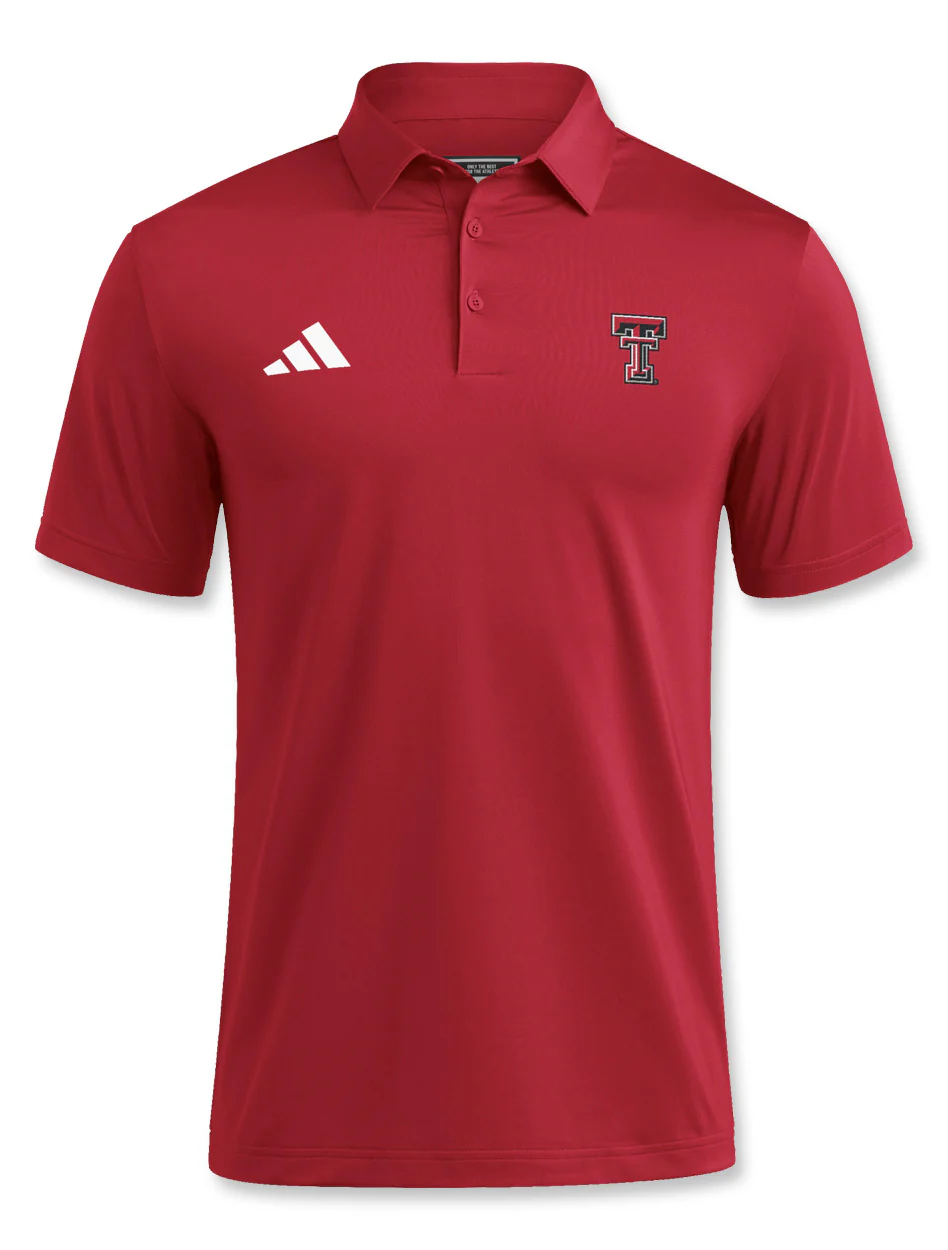 Adidas Texas Tech 2025 Sideline Ultimate 254 Solid Polo - Image 4