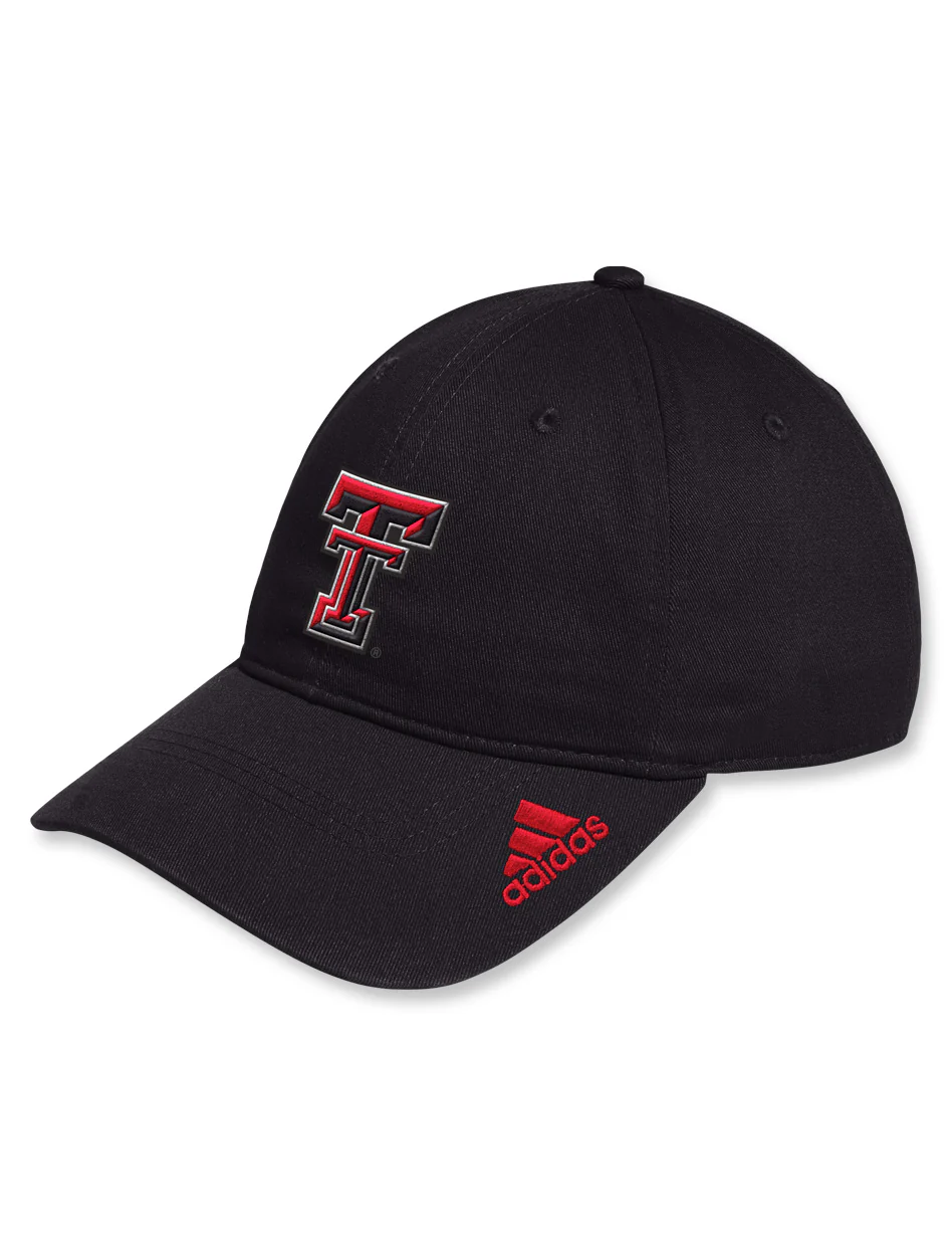 Adidas Texas Tech Double T Classic Slouch Adjustable Hat - Image 5