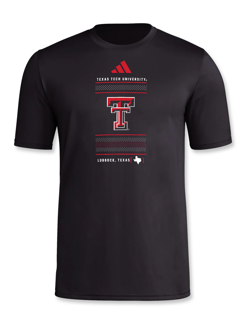 Adidas Texas Tech "Locker Local Rep" 2024 T-Shirt - Image 3