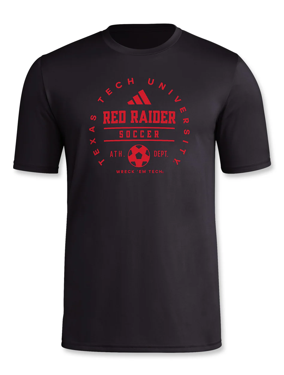 Adidas Texas Tech "Locker Soccer" 2024 Short Sleeve T-Shirt - Image 3