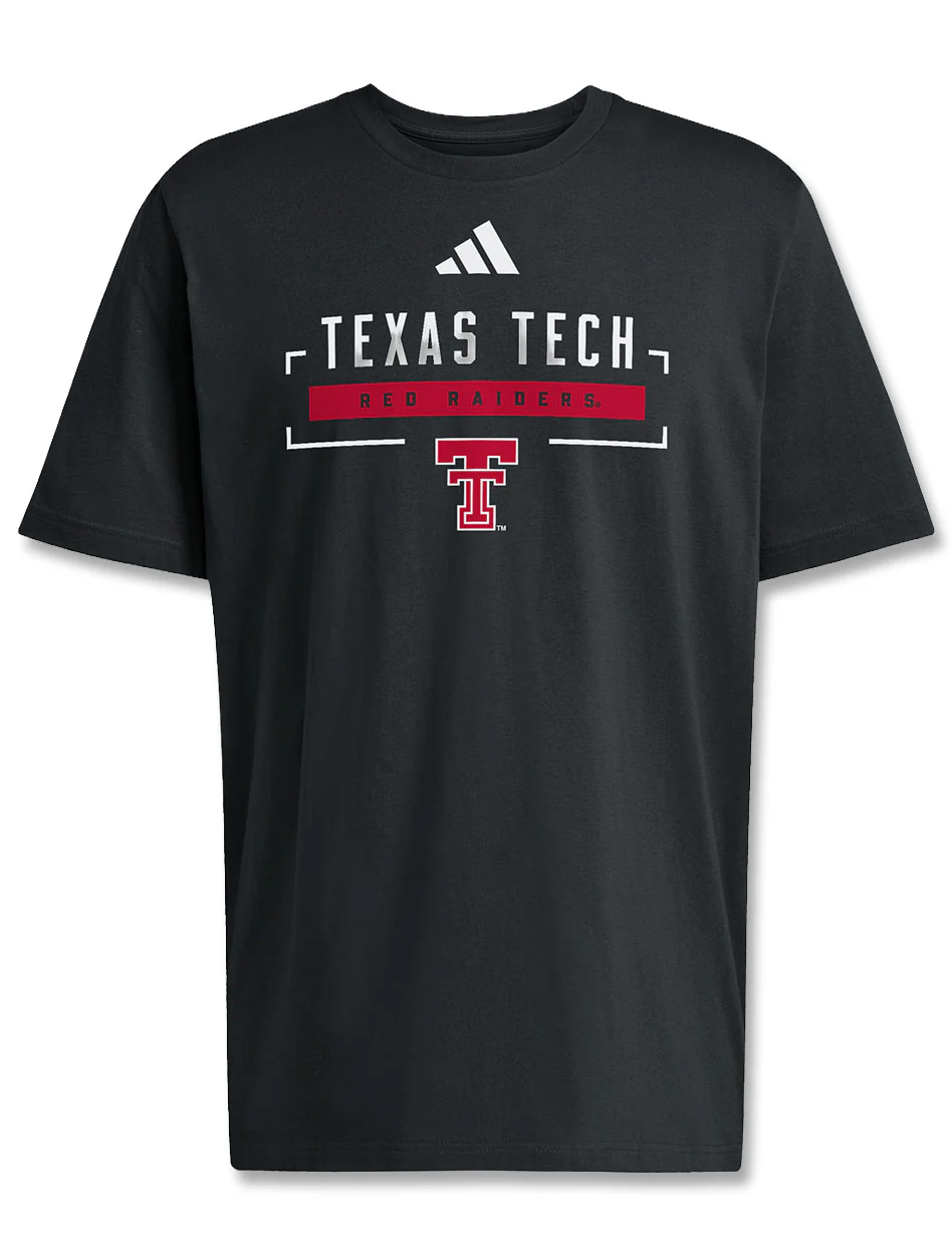 Adidas "Texas Tech Red Raiders" Short Sleeve T-Shirt (mts1636)
