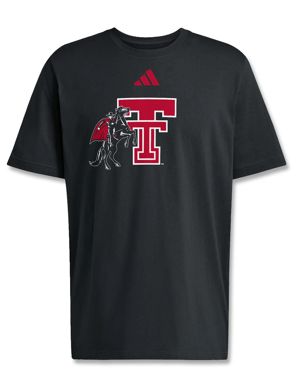 Adidas Texas Tech "Rearing Rider" Short Sleeve T-Shirt (mts1634) - Image 3