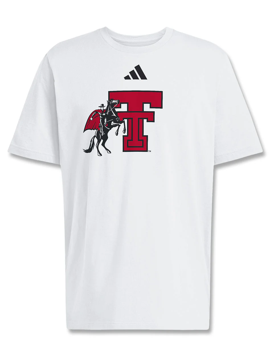 Adidas Texas Tech "Rearing Rider" Short Sleeve T-Shirt (mts1634) - Image 5