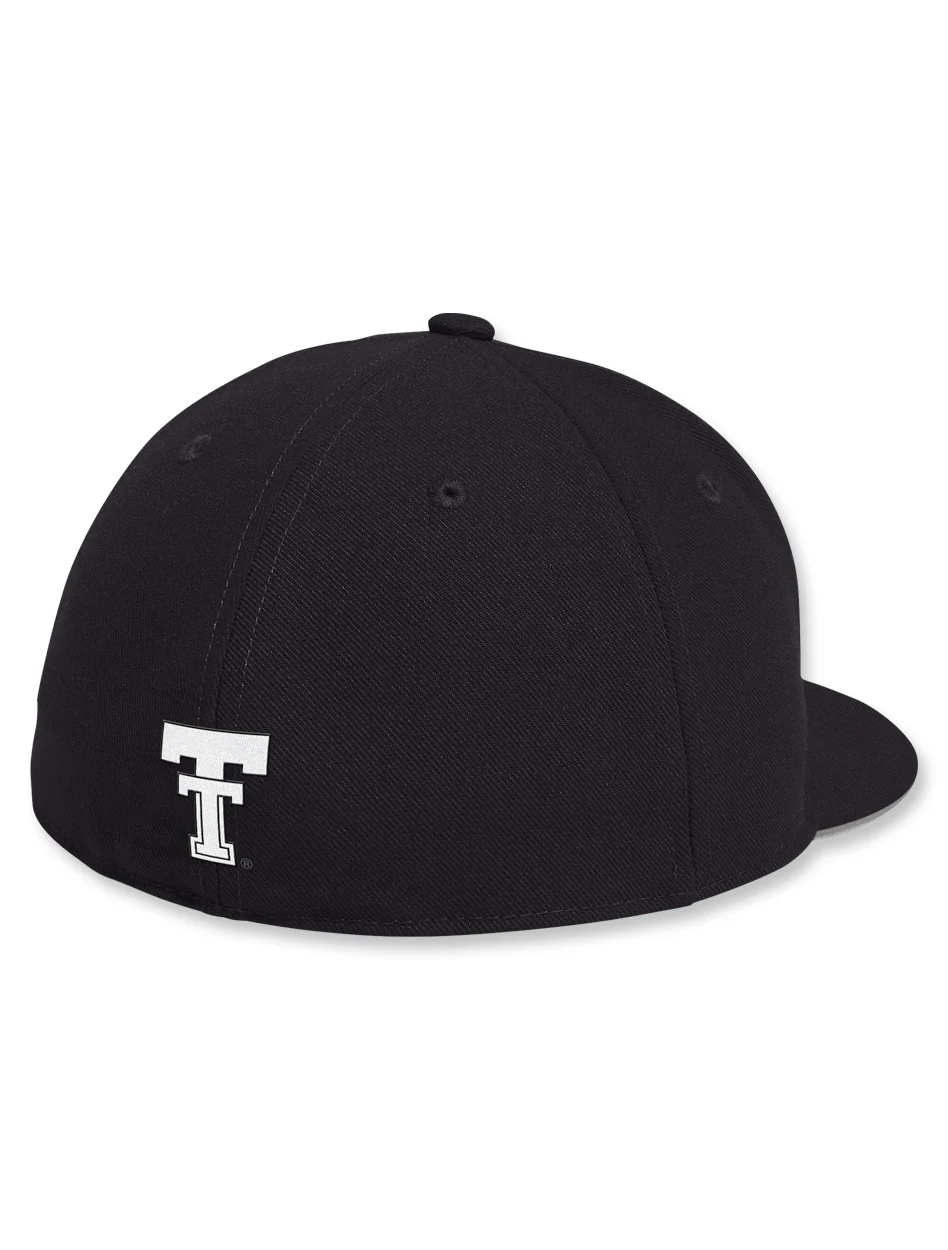 Adidas Texas Tech Throwback On-Field Baseball Fitted Hat - Image 2