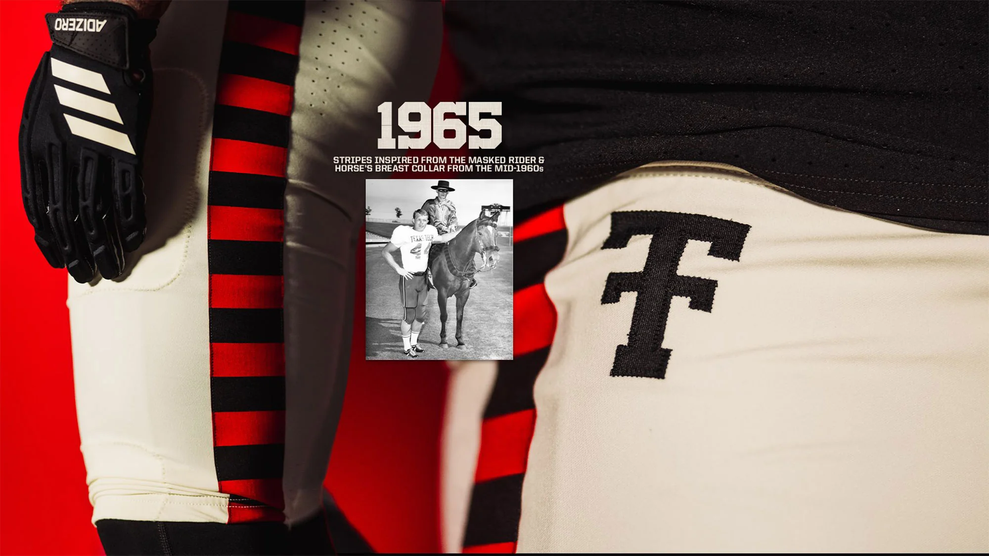 Adidas Texas Tech Youth 100 Year Jersey - Image 5
