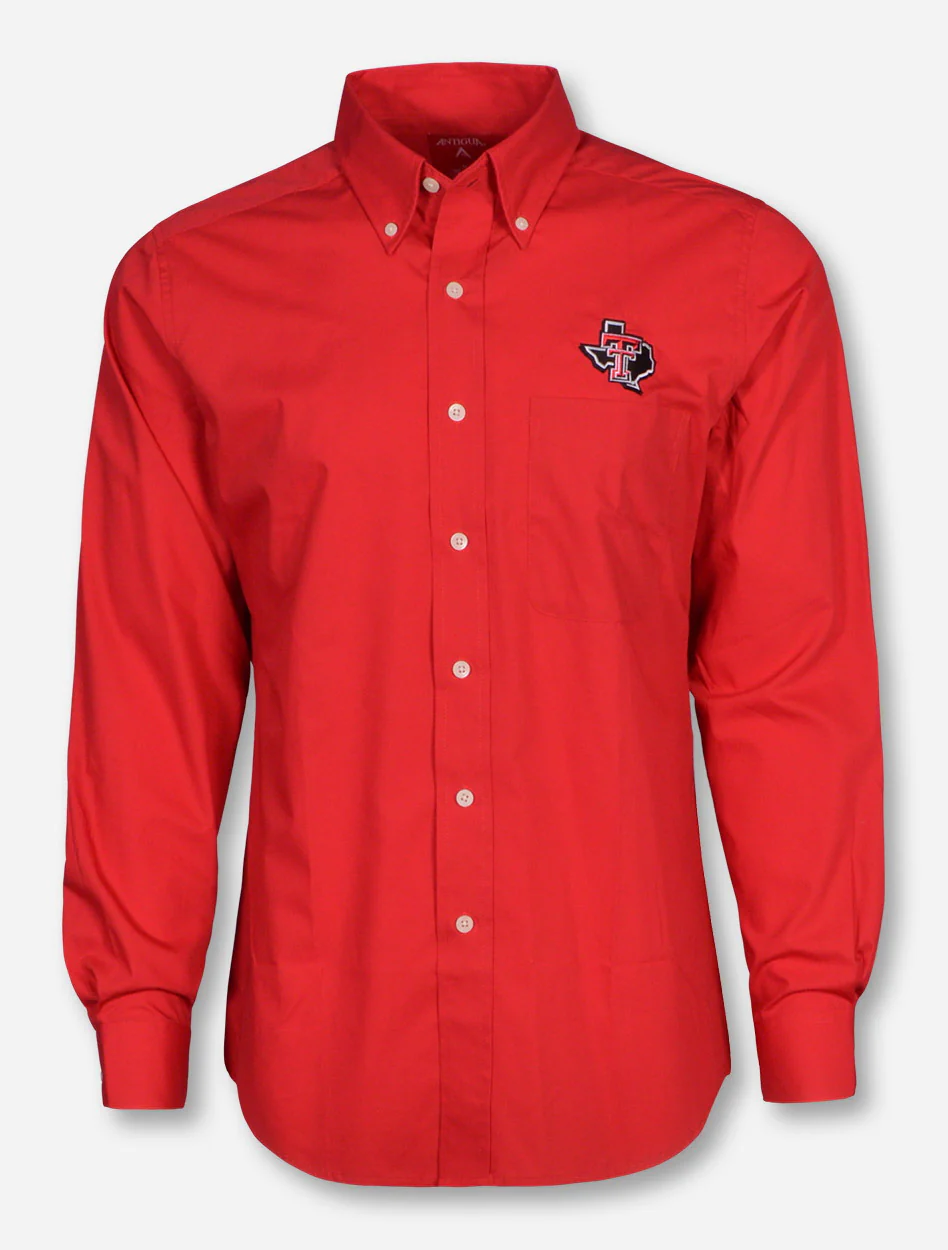 Antigua Texas Tech "Dynasty Pride" Long Sleeve Dress Shirt - Image 3