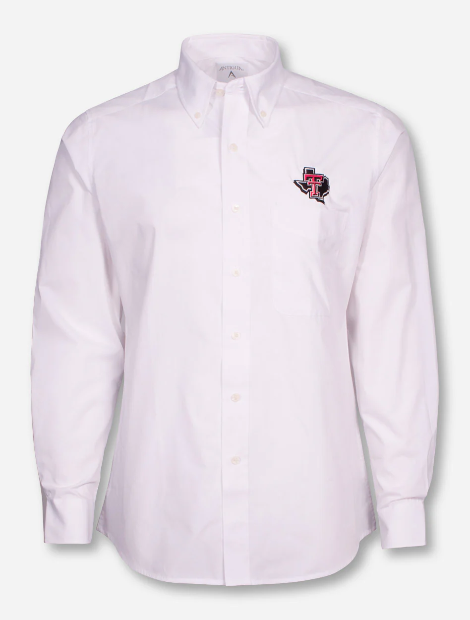 Antigua Texas Tech "Dynasty Pride" Long Sleeve Dress Shirt - Image 5