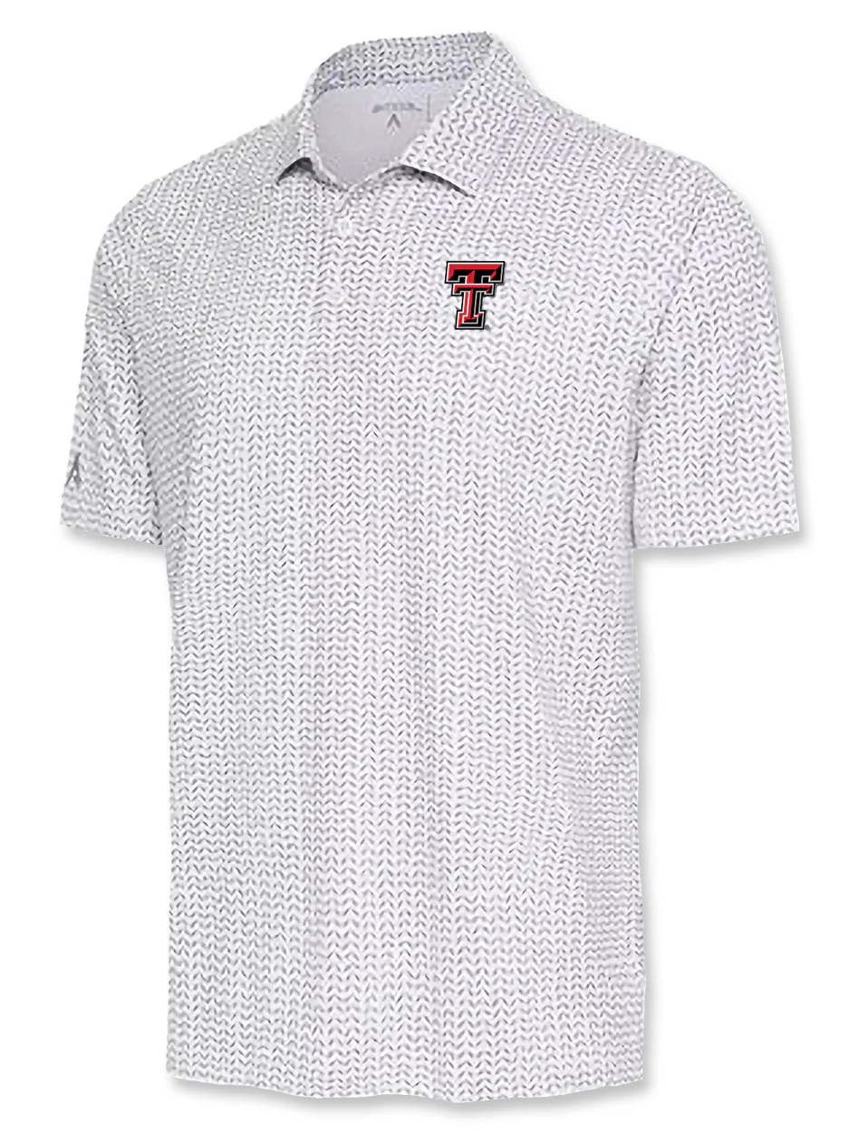 Antigua Texas Tech "Mashie" Double T Polo Shirt - Image 3