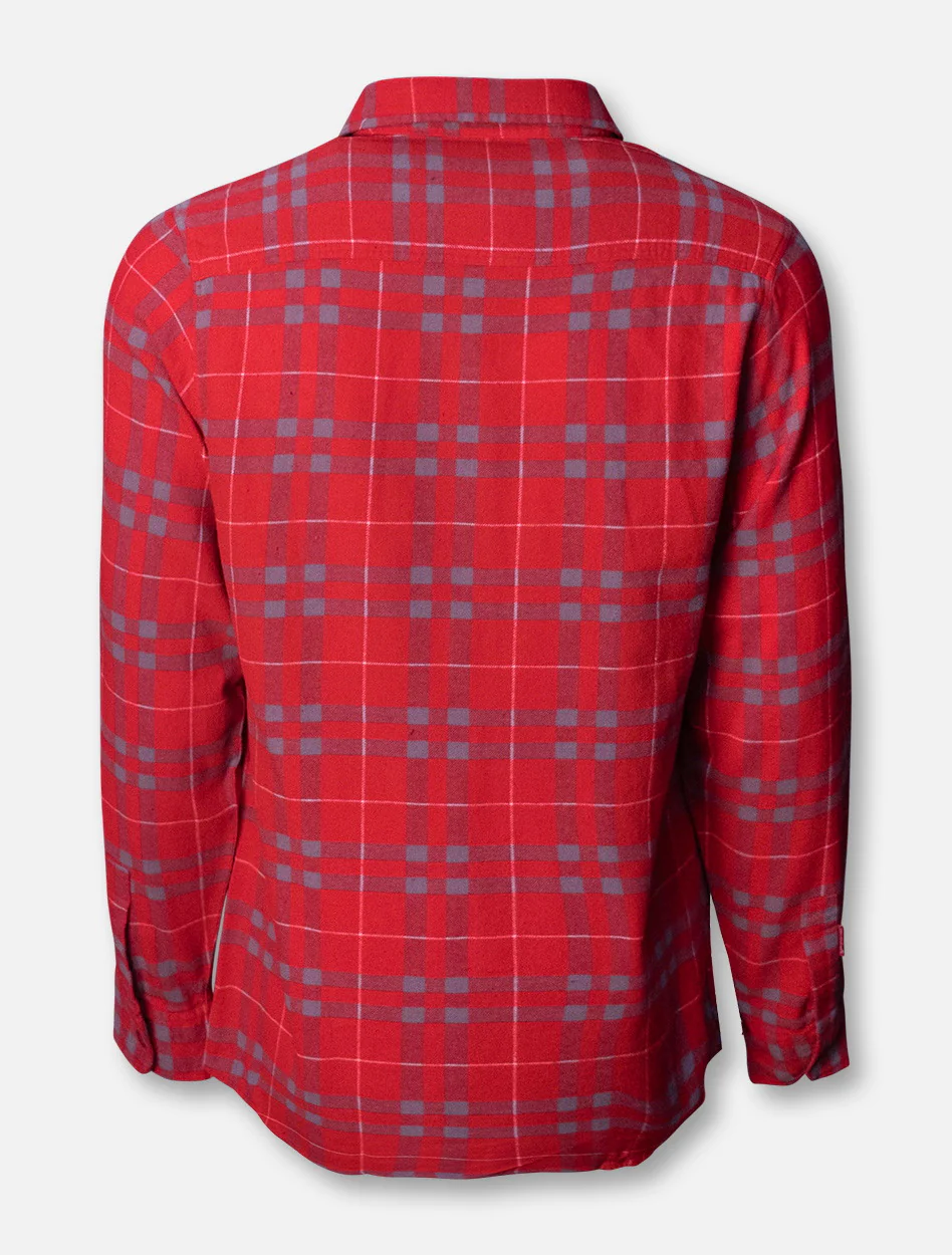 Antigua Texas Tech Red Raiders "Stance" Plaid Button Up Shirt - Image 4