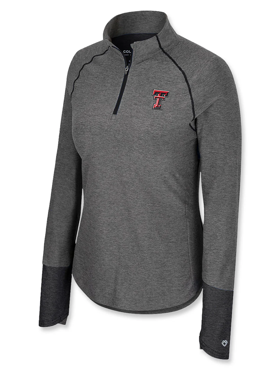 **Arena Texas Tech Double T "Morningside" WOMEN'S 1/4 Zip Pullover