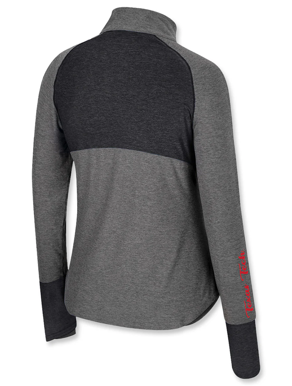 **Arena Texas Tech Double T "Morningside" WOMEN'S 1/4 Zip Pullover - Image 2