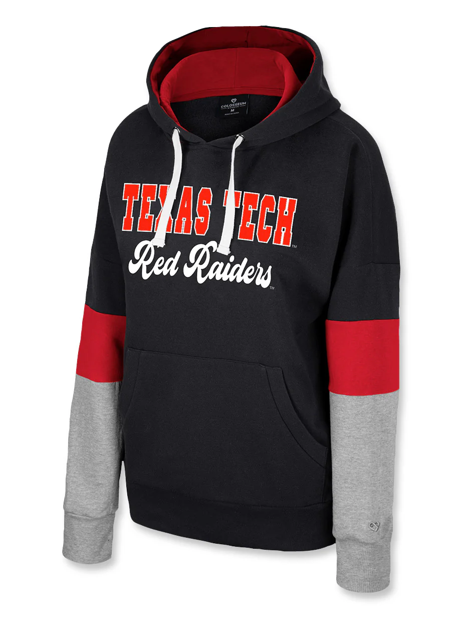**Arena Texas Tech "Hart" Women's Oversize Pullover Hoodie