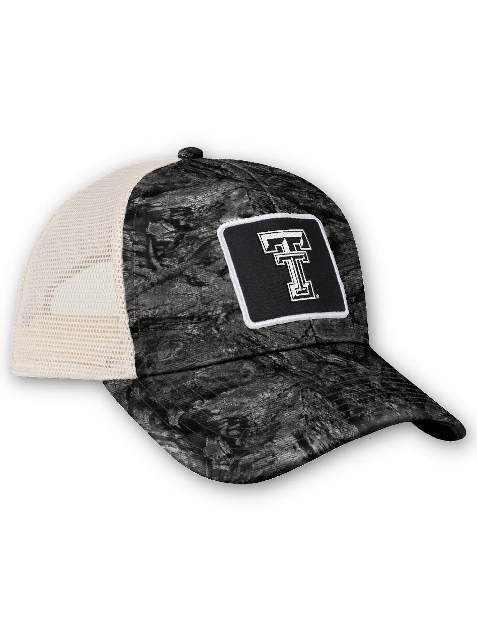 Arena Texas Tech "Huron" Camo Trucker Snapback Cap - Image 4
