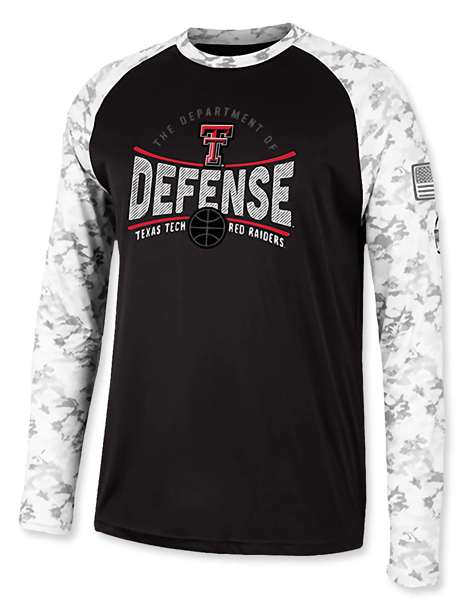 **Arena Texas Tech "Rambler" Raglan Long Sleeve
