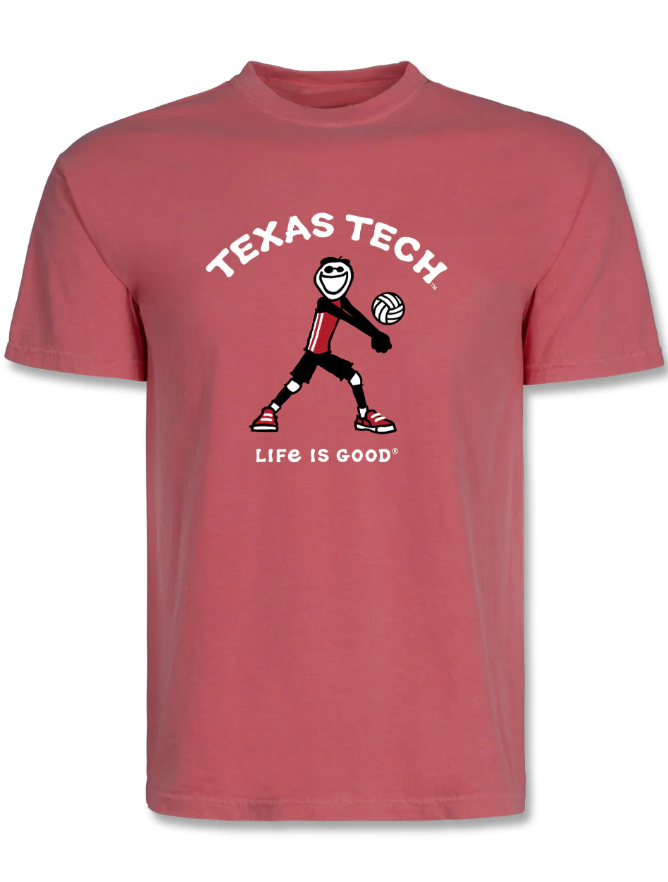 Texas Tech Life is Good "Volleyball" T-Shirt