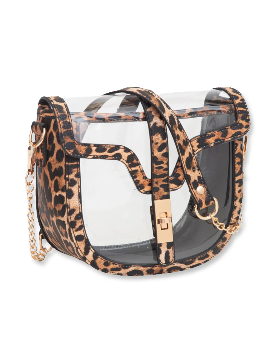 "Buckle Bag" Clear Purse