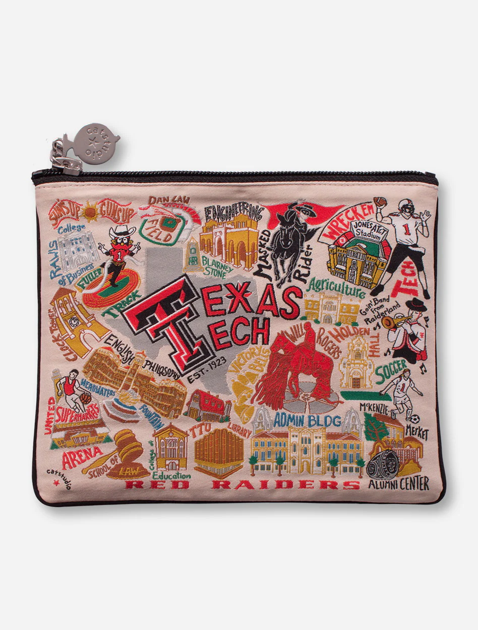 CatStudio Texas Tech Red Raiders Makeup Pouch