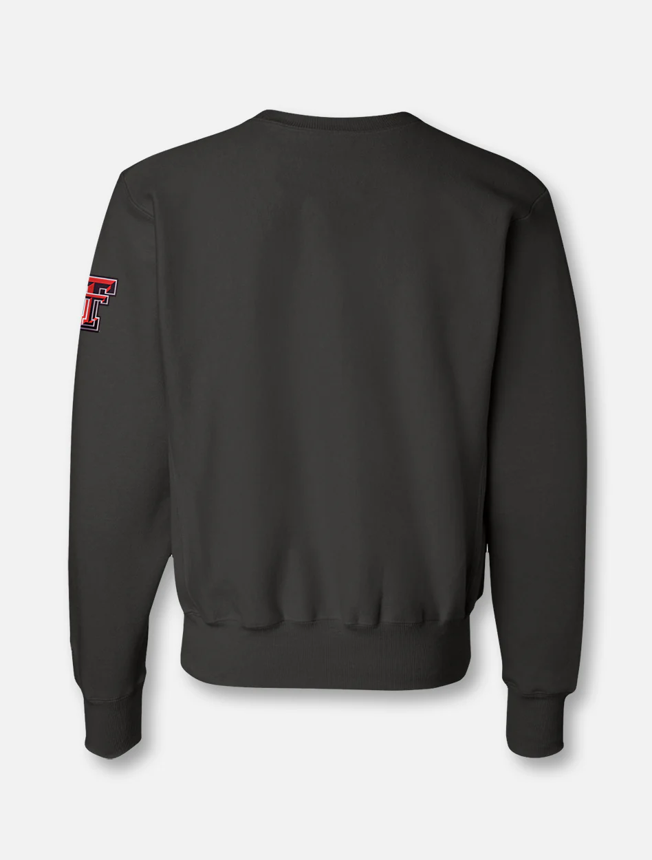 Champion Texas Tech "Rugged Football" Font Twill with Sleeve Print Reverse Weave - Image 2