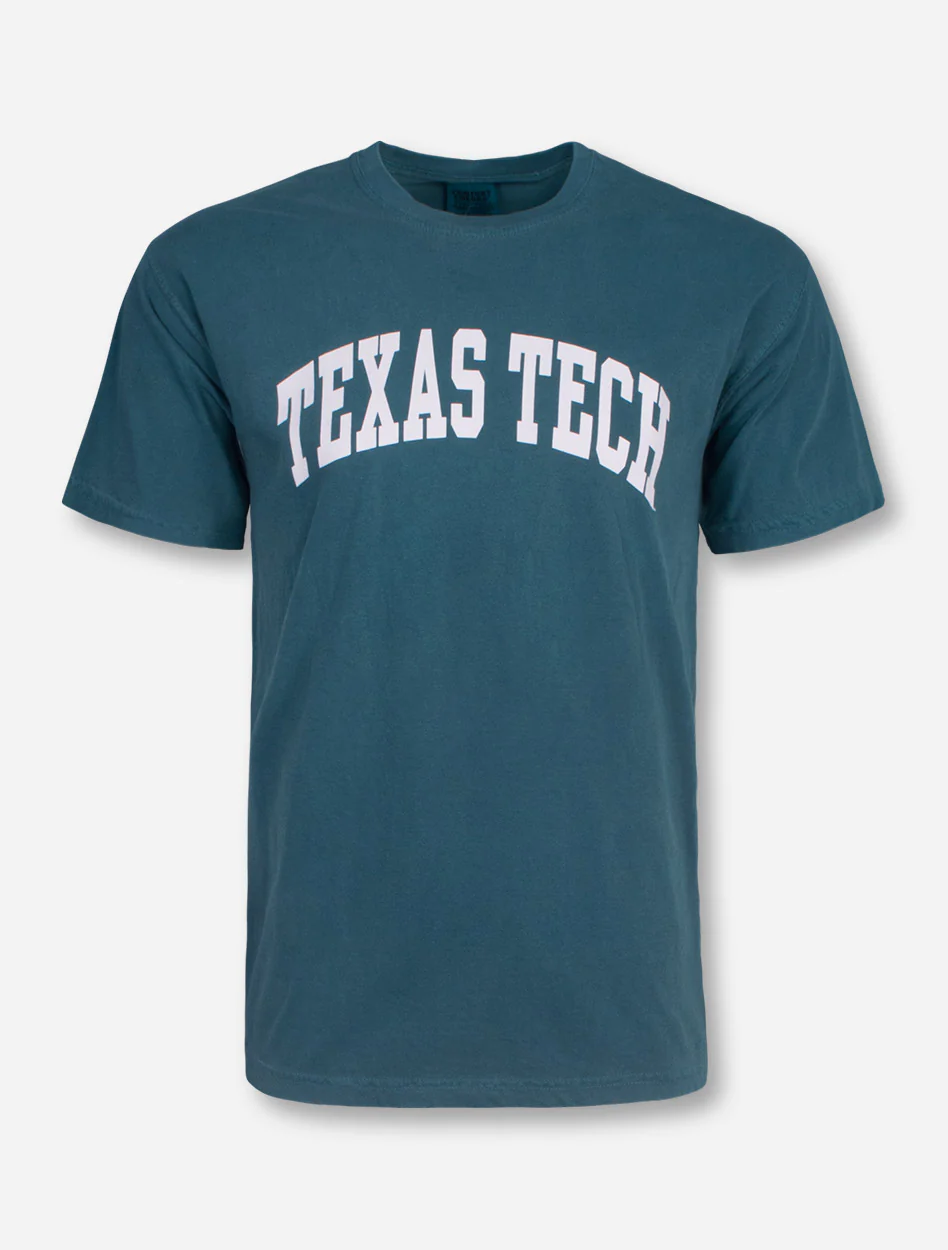 Classic Texas Tech Arch in White T-Shirt