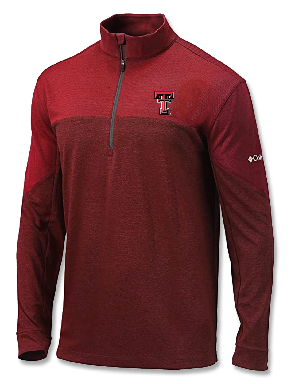 Columbia Texas Tech "Home Course" Omni-Wick 1/4 Zip Pullover - Image 2