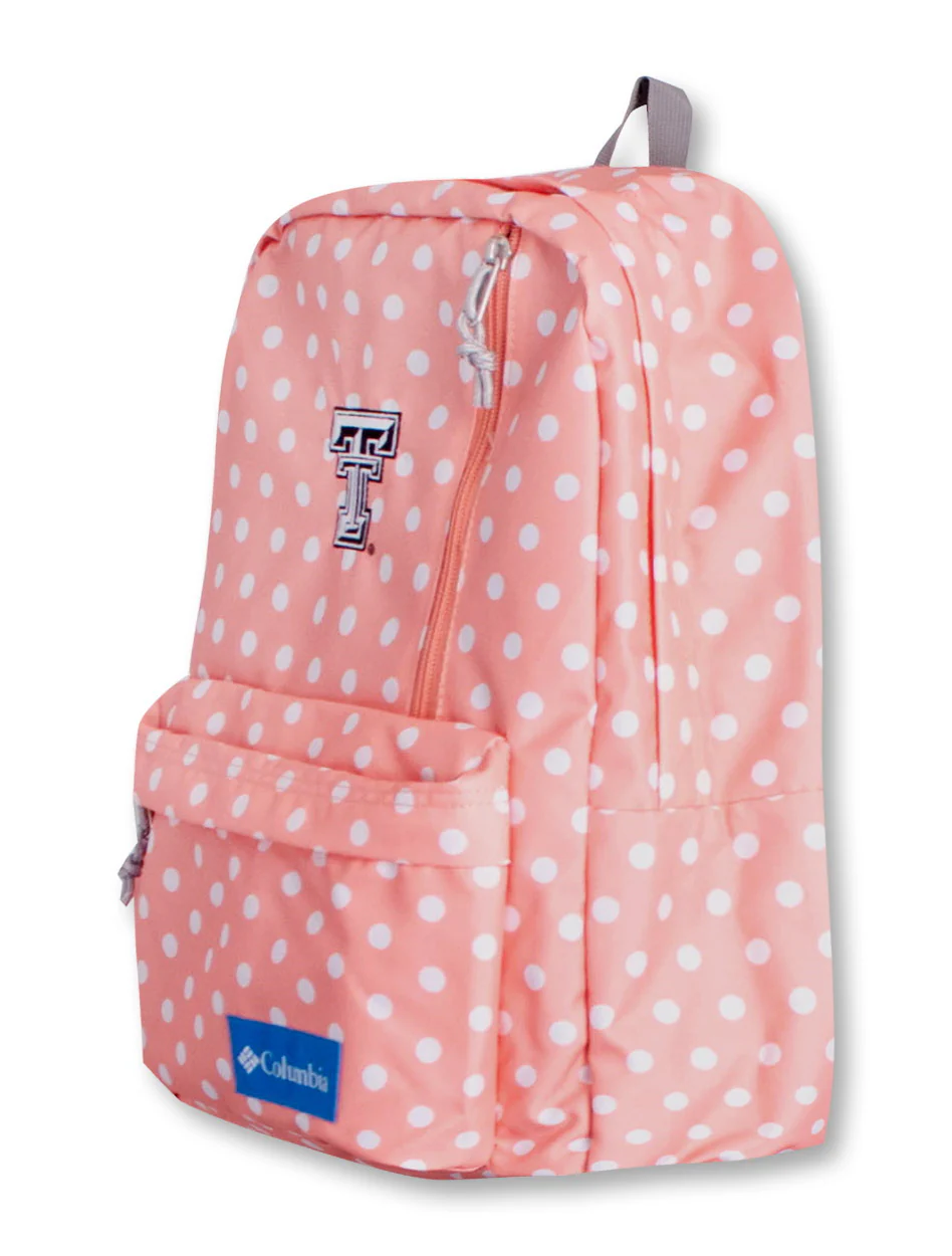 Columbia Texas Tech "Sun Pass" Black and White Double T Backpack - Image 2