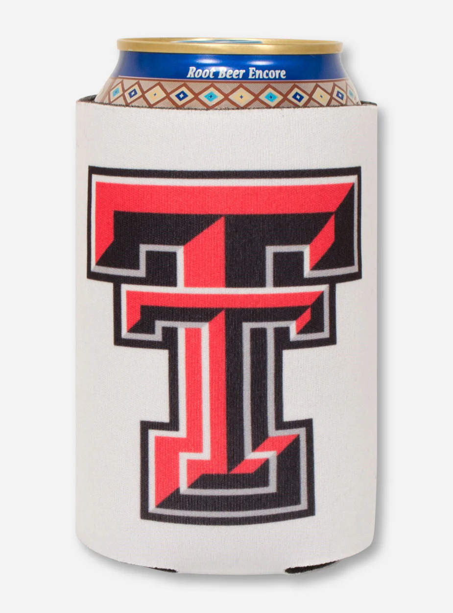 Come & Take it on White Can Cooler- Texas Tech - Image 2