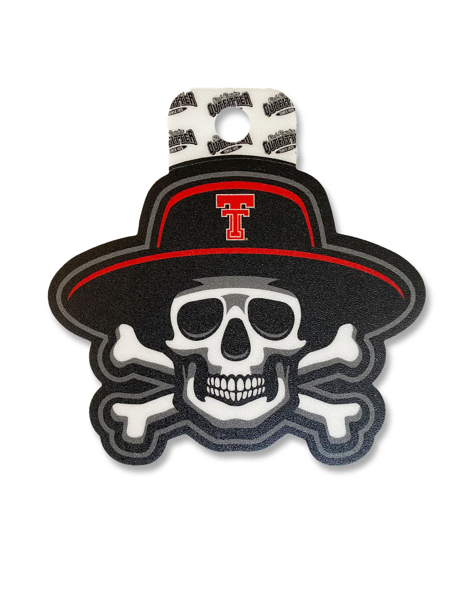 Texas Tech "Skull Hat" Decal