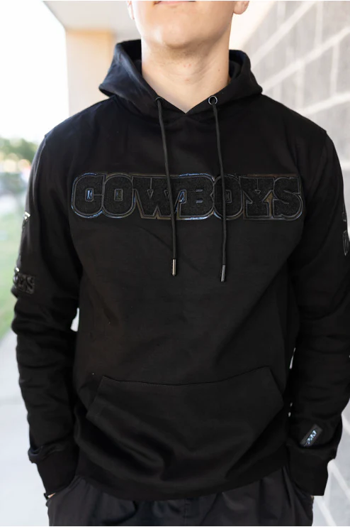 Dallas Cowboys Triple Black DK PO Hoodie - Image 2