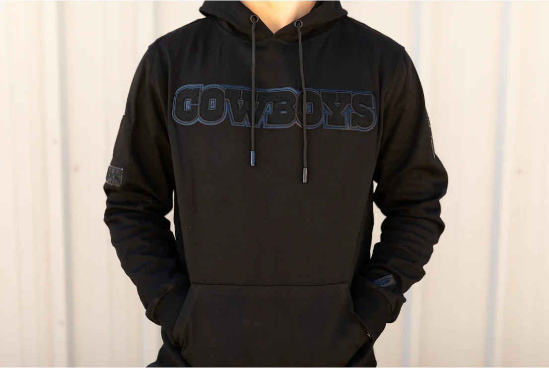 Dallas Cowboys Triple Black DK PO Hoodie - Image 3