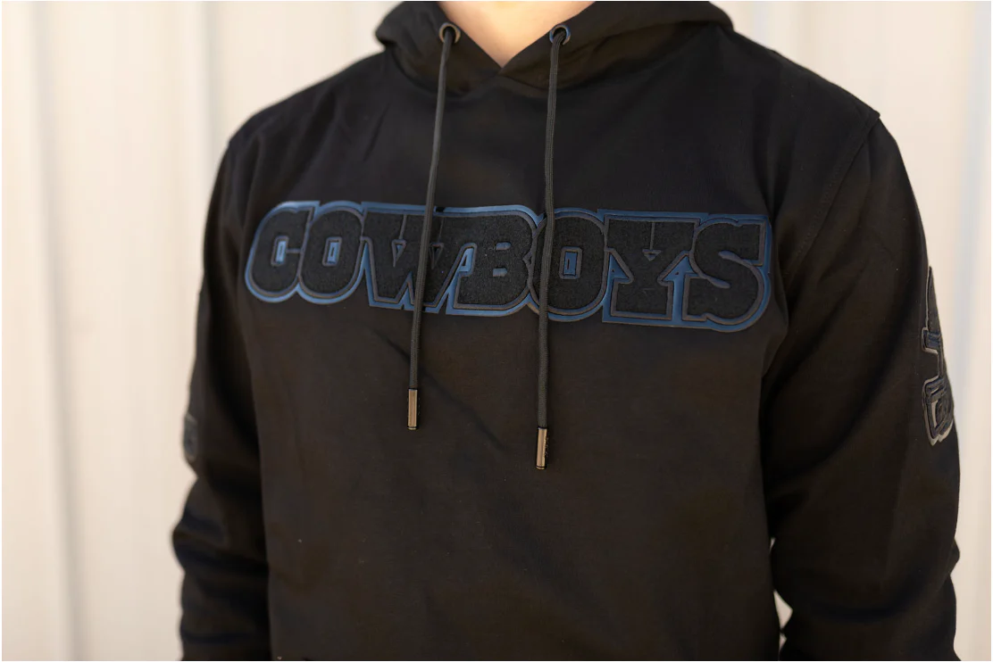 Dallas Cowboys Triple Black DK PO Hoodie - Image 4