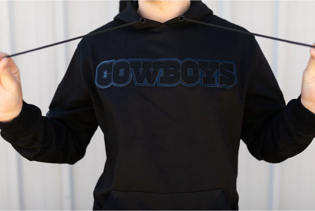 Dallas Cowboys Triple Black DK PO Hoodie - Image 7