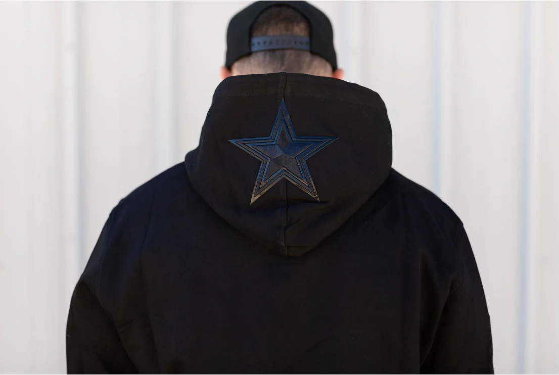 Dallas Cowboys Triple Black DK PO Hoodie - Image 8
