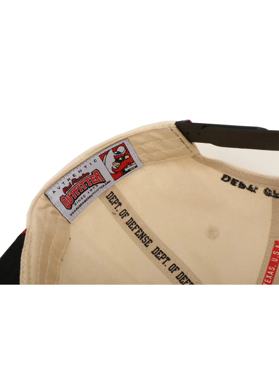 Dark Horse "Basketball Automatic" Khaki Corded Sport Snapback Cap - Image 4