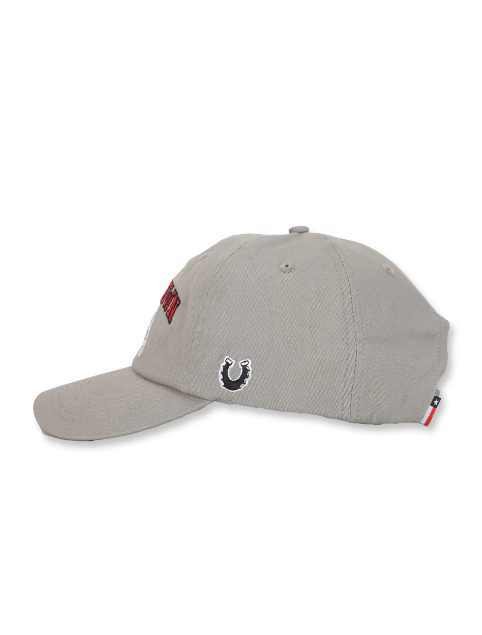 Dark Horse "Horns Down" Adjustable Grey Cap - Image 3