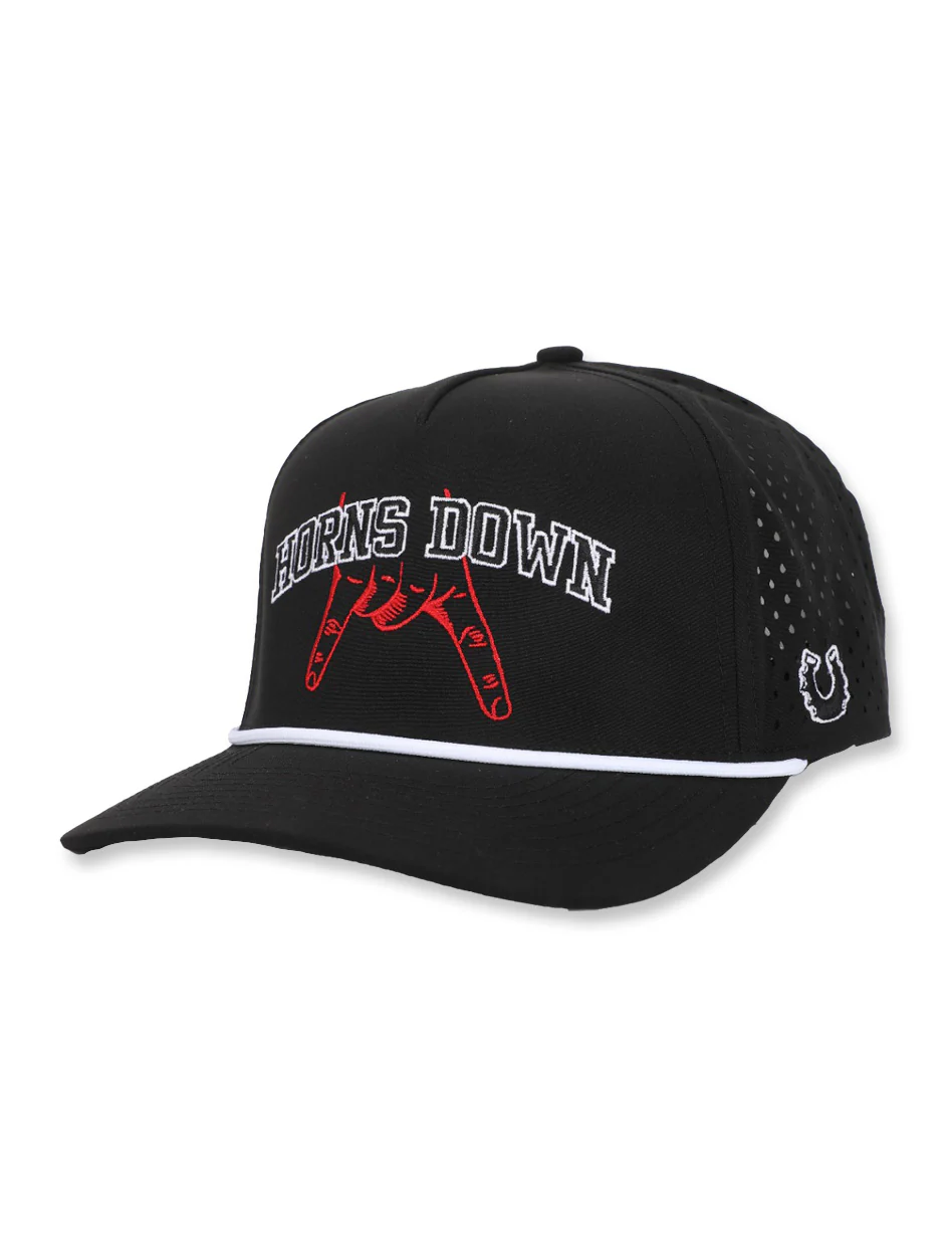 Dark Horse "Horns Down" Snapback Black Cap