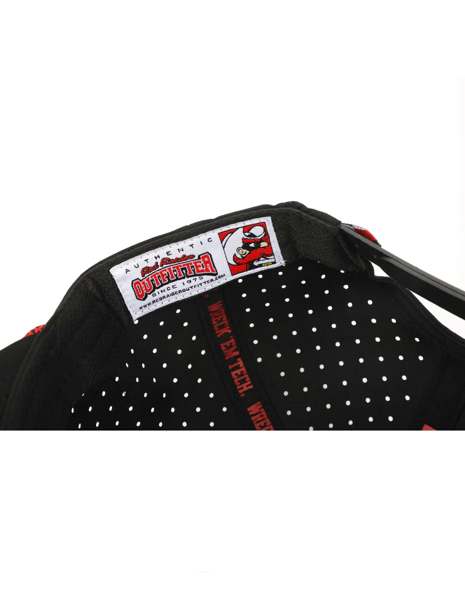 Texas Tech Dark Horse "Hub City" Black Corded Sport Snapback Cap - Image 2