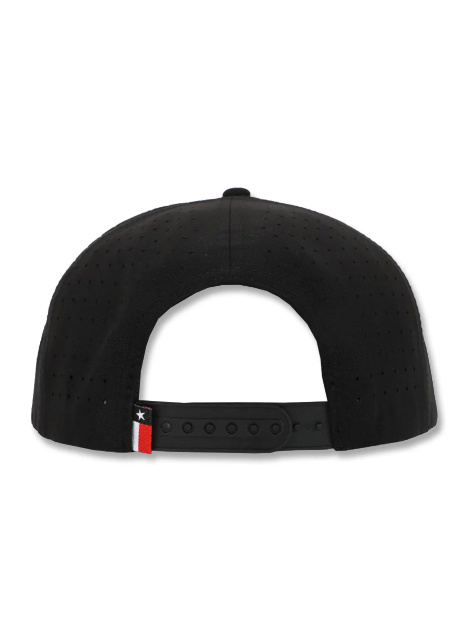 Texas Tech Dark Horse "Hub City" Black Corded Sport Snapback Cap - Image 3