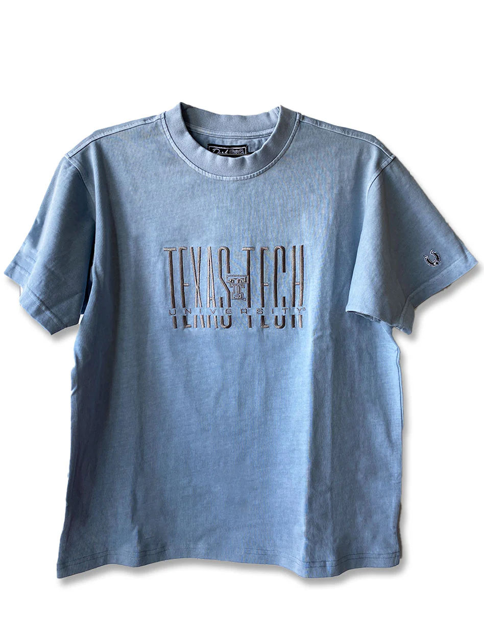 Dark Horse Texas Tech "Uni Block" Heavyweight Washed T-shirt
