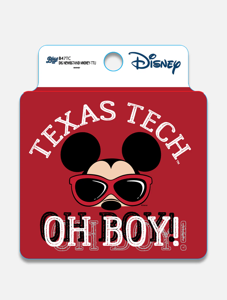 Disney x Red Raider Outfitter Texas Tech "News Stand" Decal