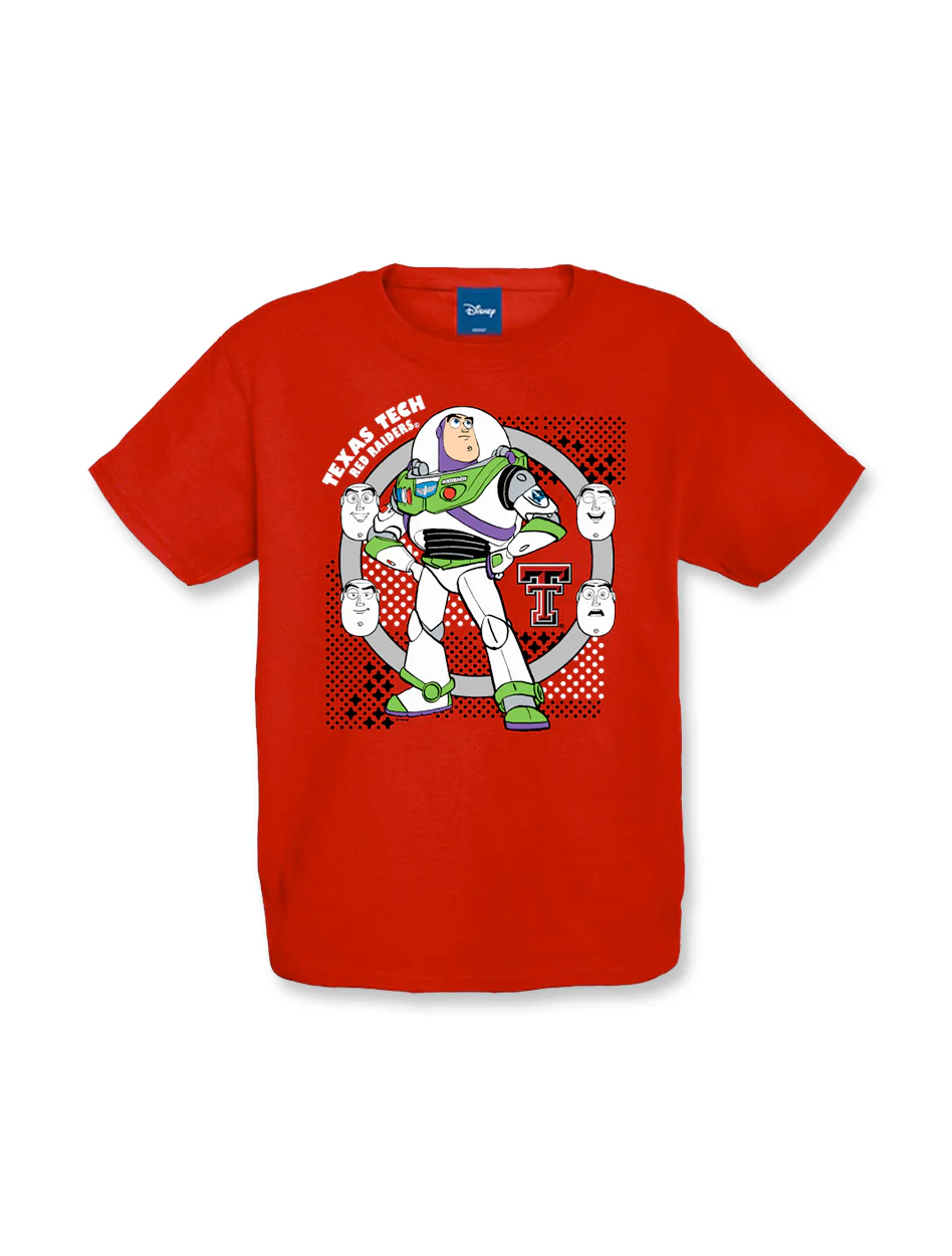 Disney x Red Raider Outfitter Texas Tech "Star Command Buzz Lightyear" Toddler T-Shirt