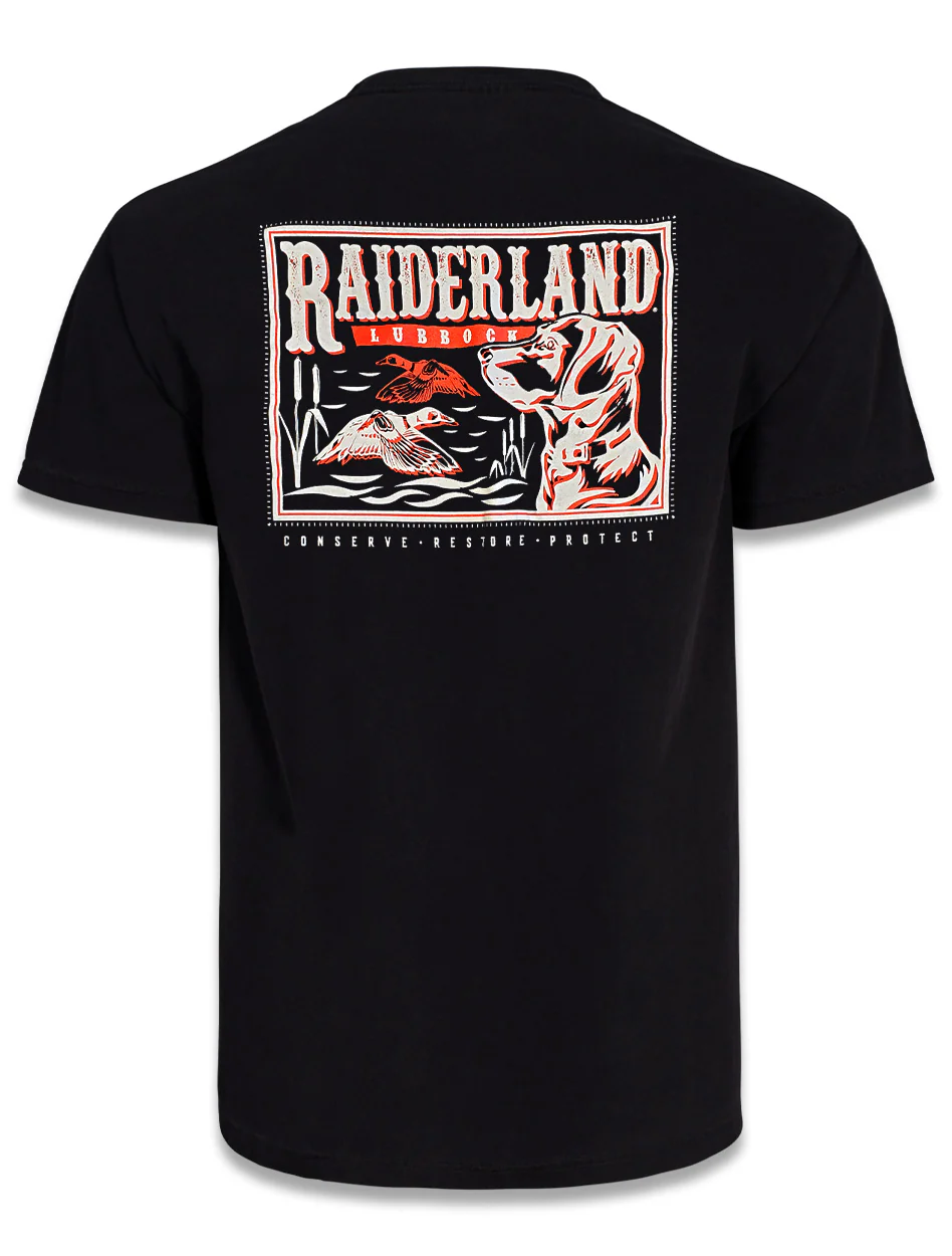 **Ducks Unlimited Texas Tech "Raiderland Lab" Short SleeveT-shirt