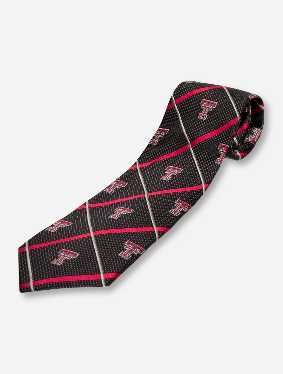 Eagles Wings Texas Tech Silver Line Black Tie