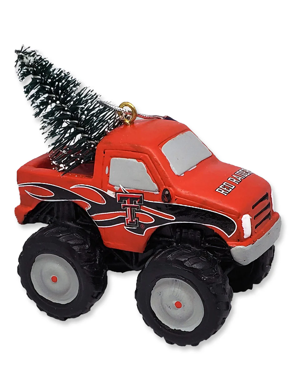 Texas Tech "Monster Truck" Ornament