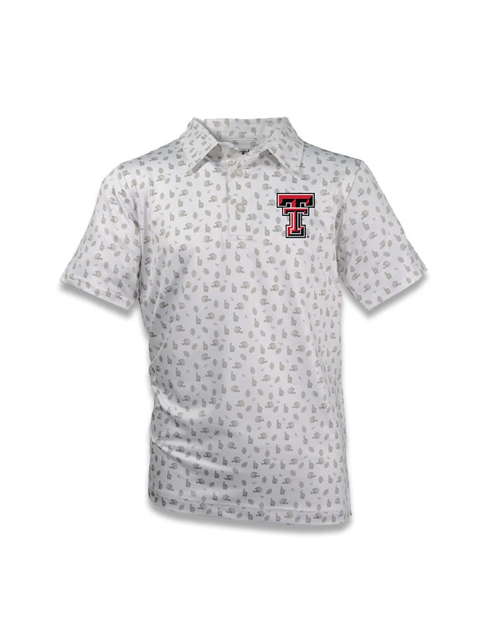 Garb DoubleT "Peyton" Game Day All Over Print TODDLER Polo